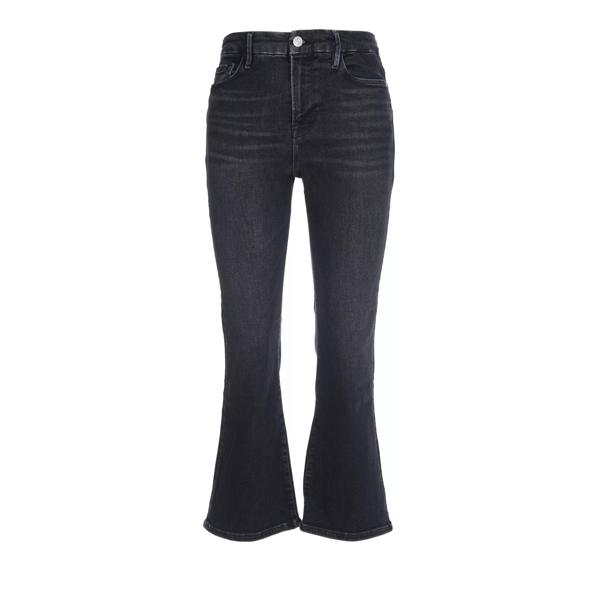 Джинсы le crop mini boot jeans mrphy Frame, серый