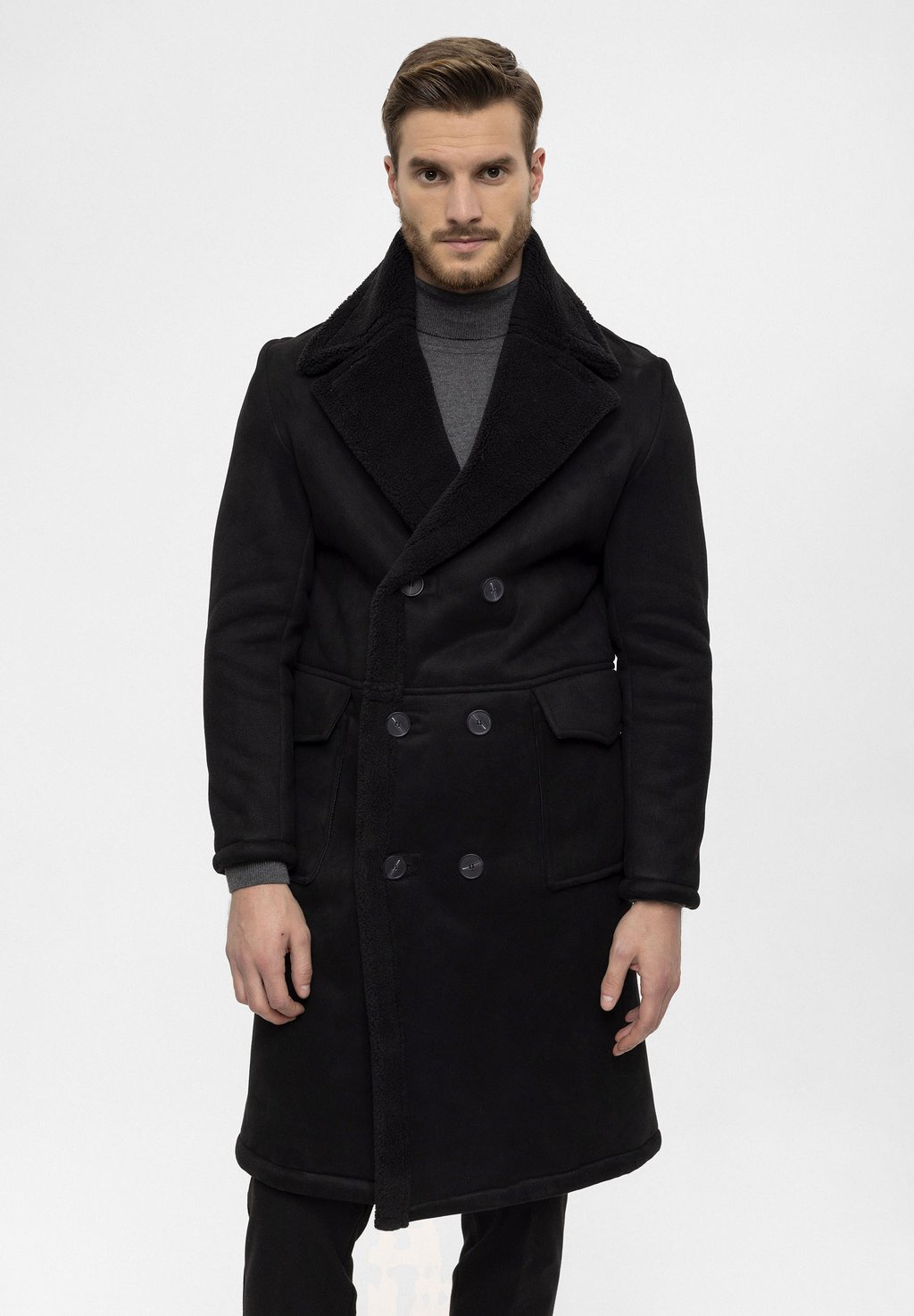 Классическое пальто Antioch, черное