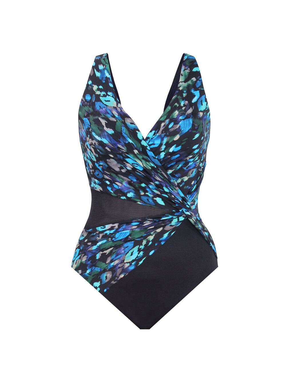 

Слитный купальник Sophisticat Circe Miraclesuit Swim, разноцветный, Черный