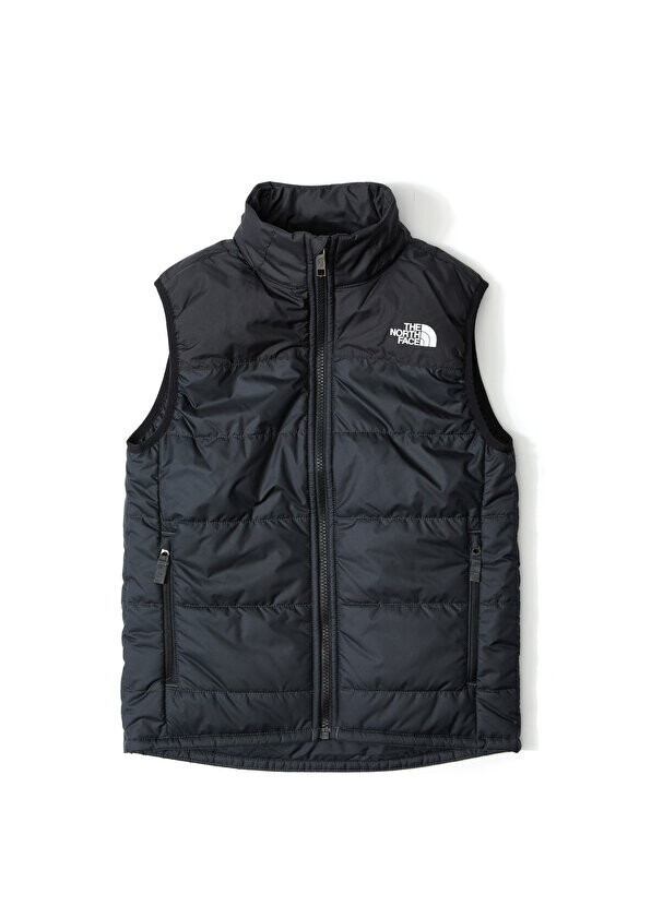 

Детский жилет унисекс с черным логотипом teen never stop The North Face