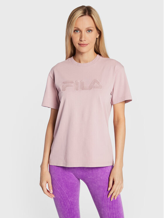 

Футболка стандартного кроя Fila, розовый