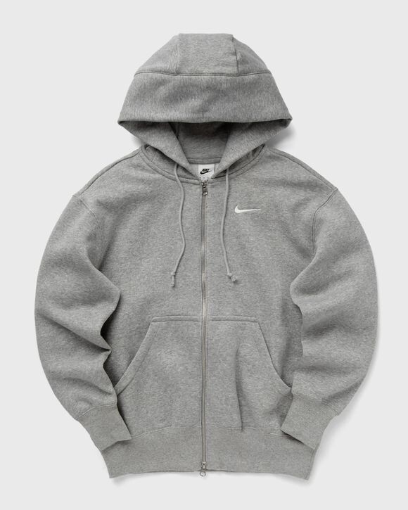 

Худи Nike Wmns Phoenix Fleece Oversized Full-Zip Hoodie, цвет dk grey heather/sail