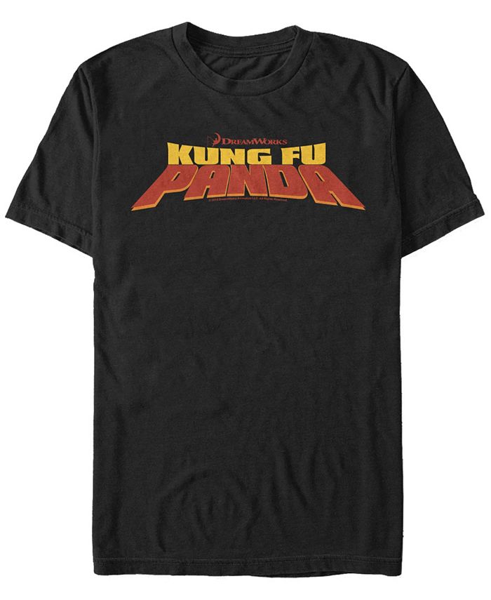 Мужская футболка с короткими рукавами и логотипом Kung Fu Panda Fifth Sun, черный цена и фото