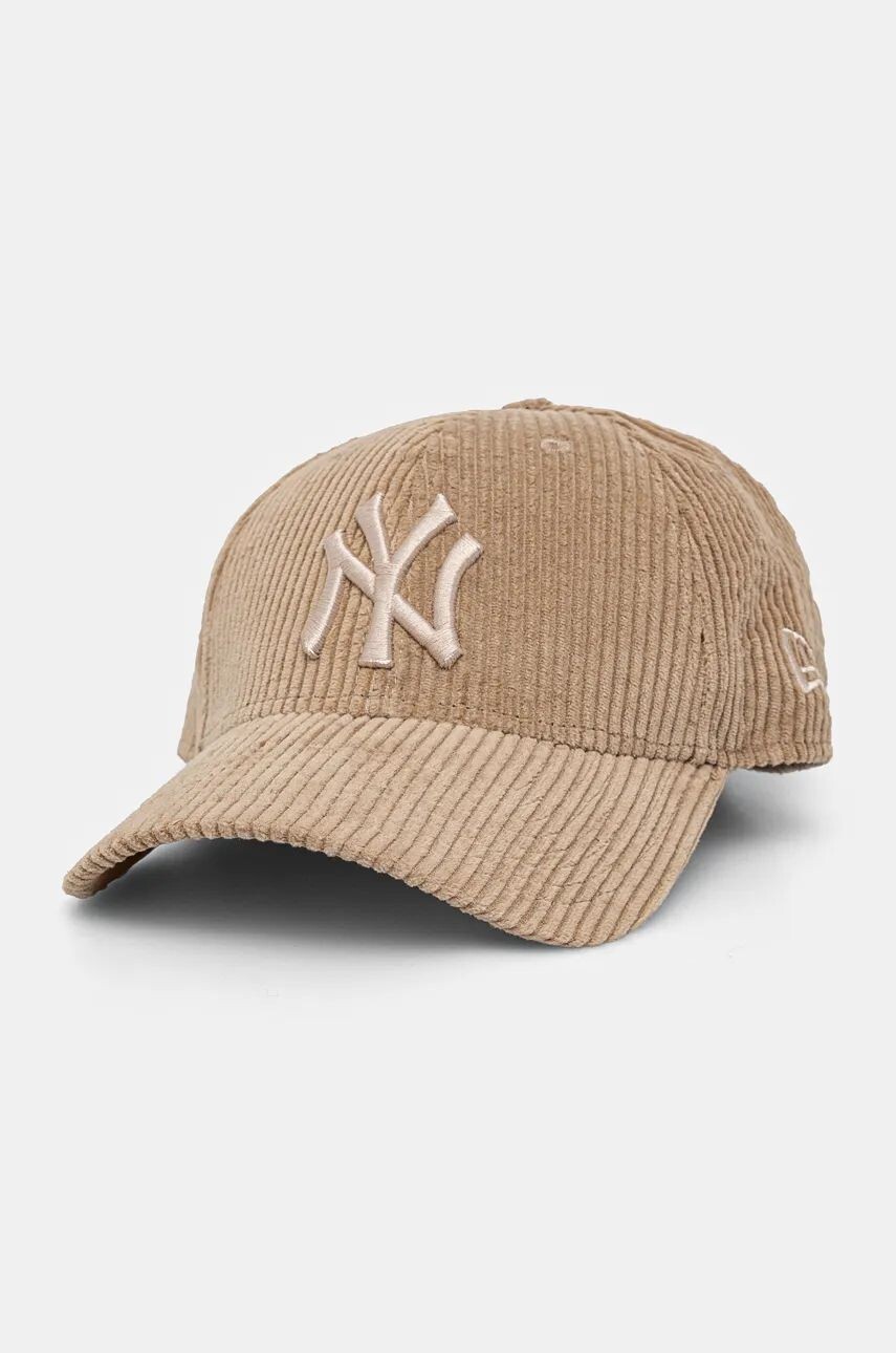 

Хлопковая бейсболка New Era NEW YORK YANKEES, бежевый