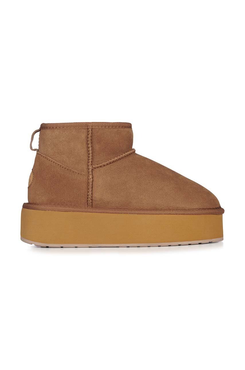

Замшевые зимние ботинки Emu Australia Stinger Micro Flatform, коричневый