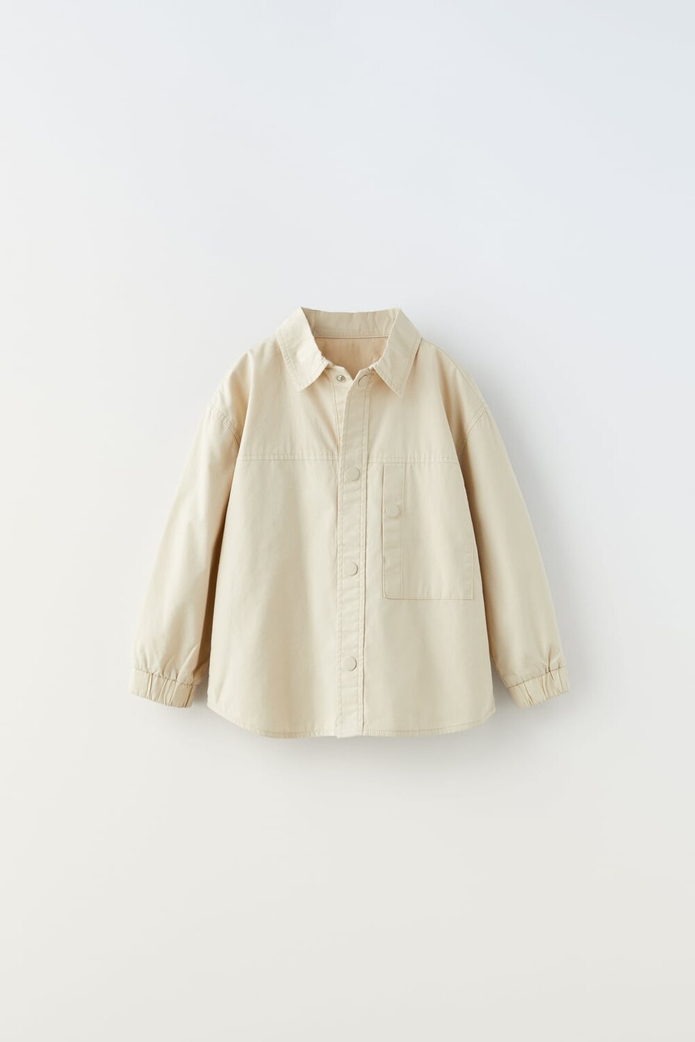 

Рубашка-грузовая ZARA, экрю