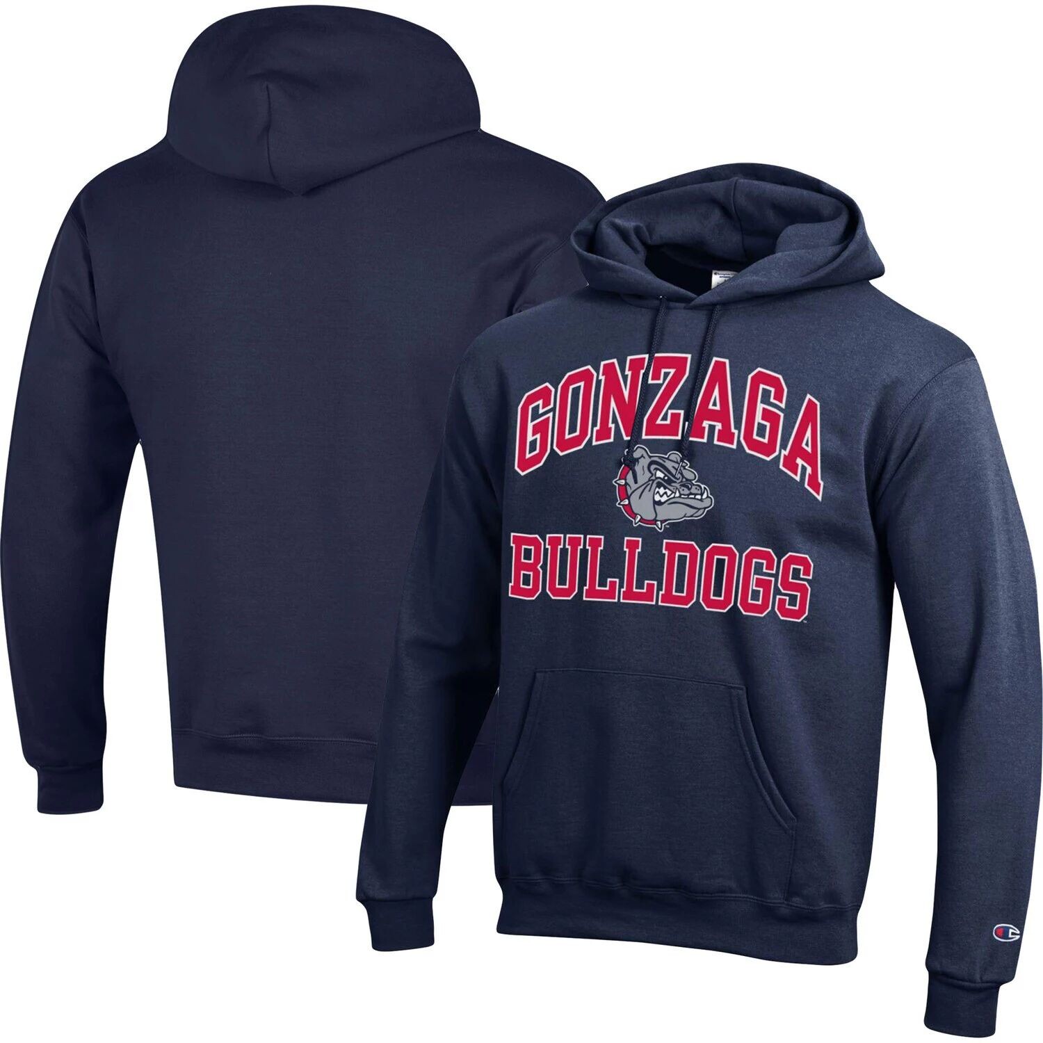 

Мужской темно-синий пуловер с капюшоном Gonzaga Bulldogs High Motor Champion
