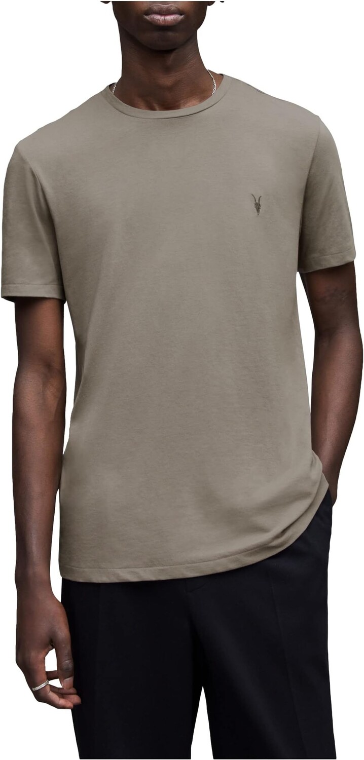 

Tonic с короткими рукавами и круглым вырезом AllSaints, цвет Flint Grey