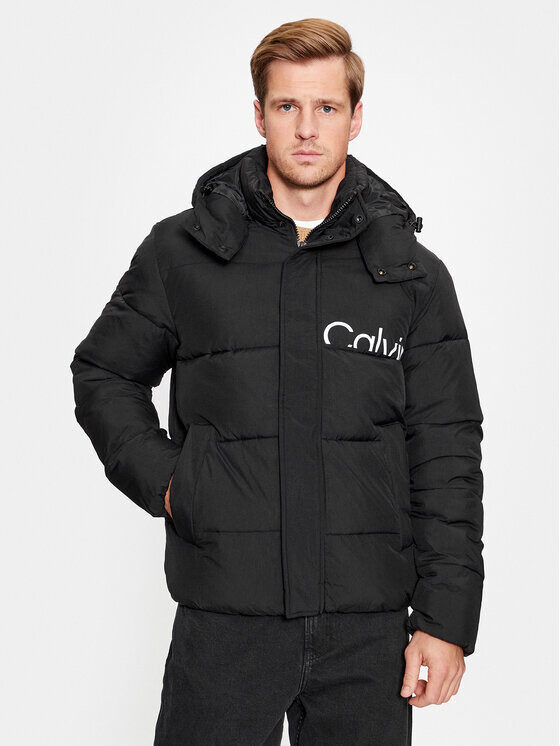 

Пуховик стандартного кроя Calvin Klein, черный