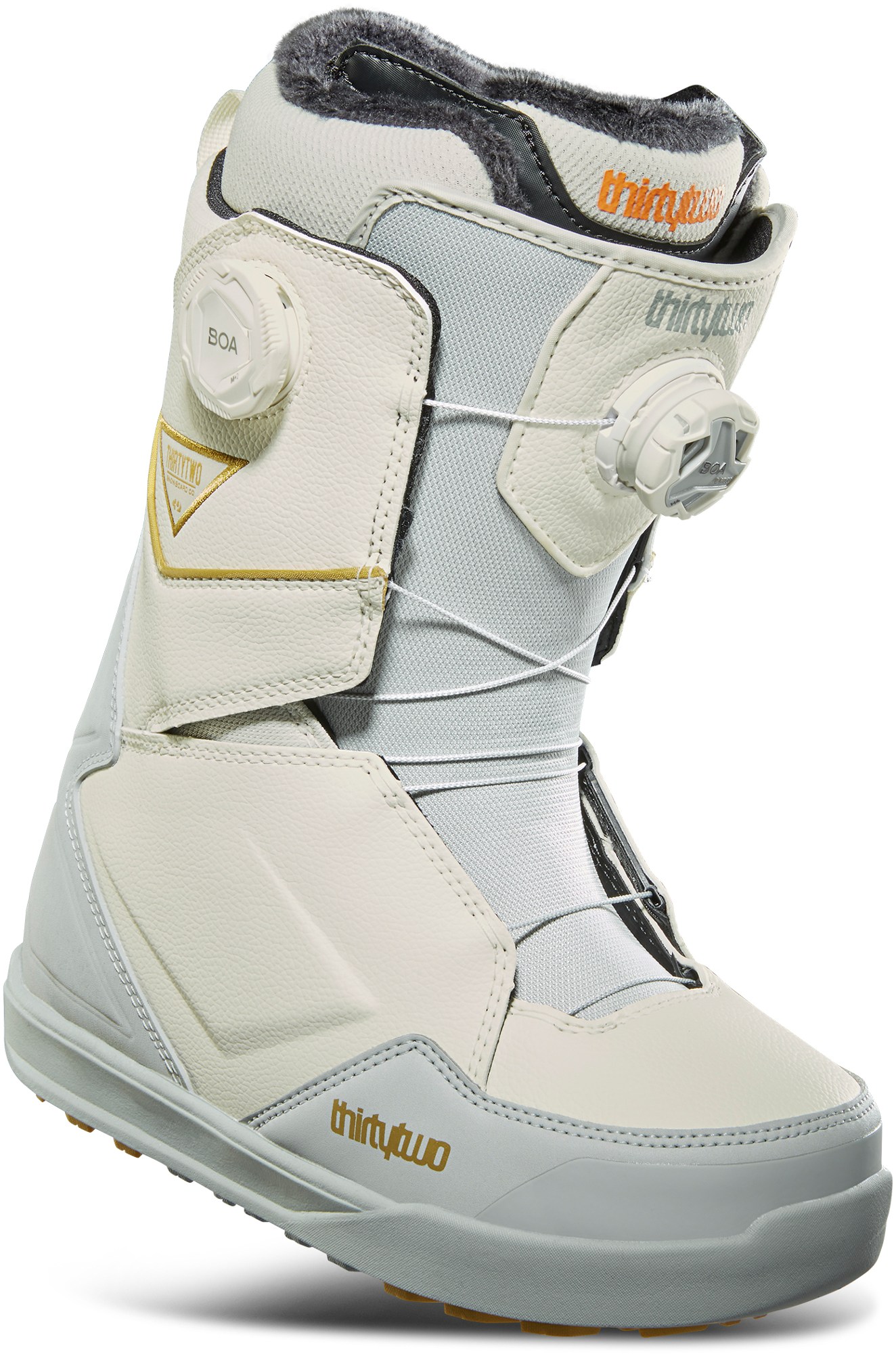 Сноубордические ботинки Lashed Double Boa - Женские - 2023/2024 thirtytwo, белый