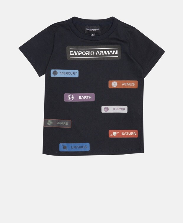 

Футболка Emporio Armani, темно-синий