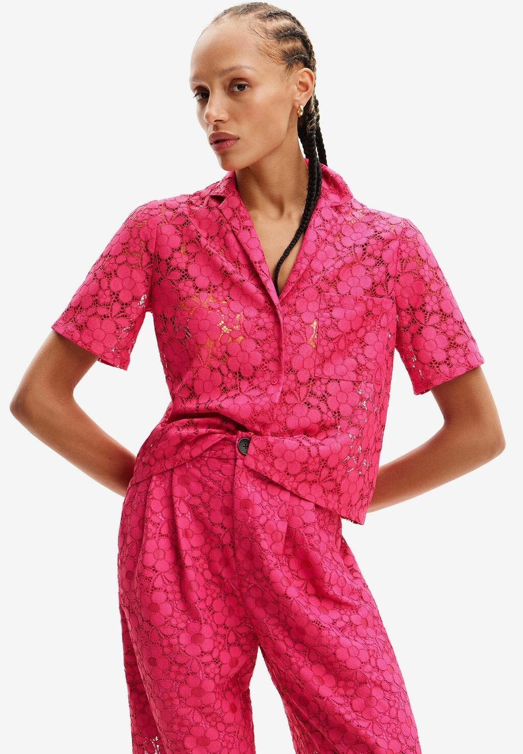 

Рубашка Desigual, розовый