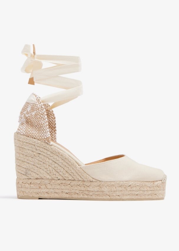 

Эспадрильи Castañer Carina Wedge, бежевый