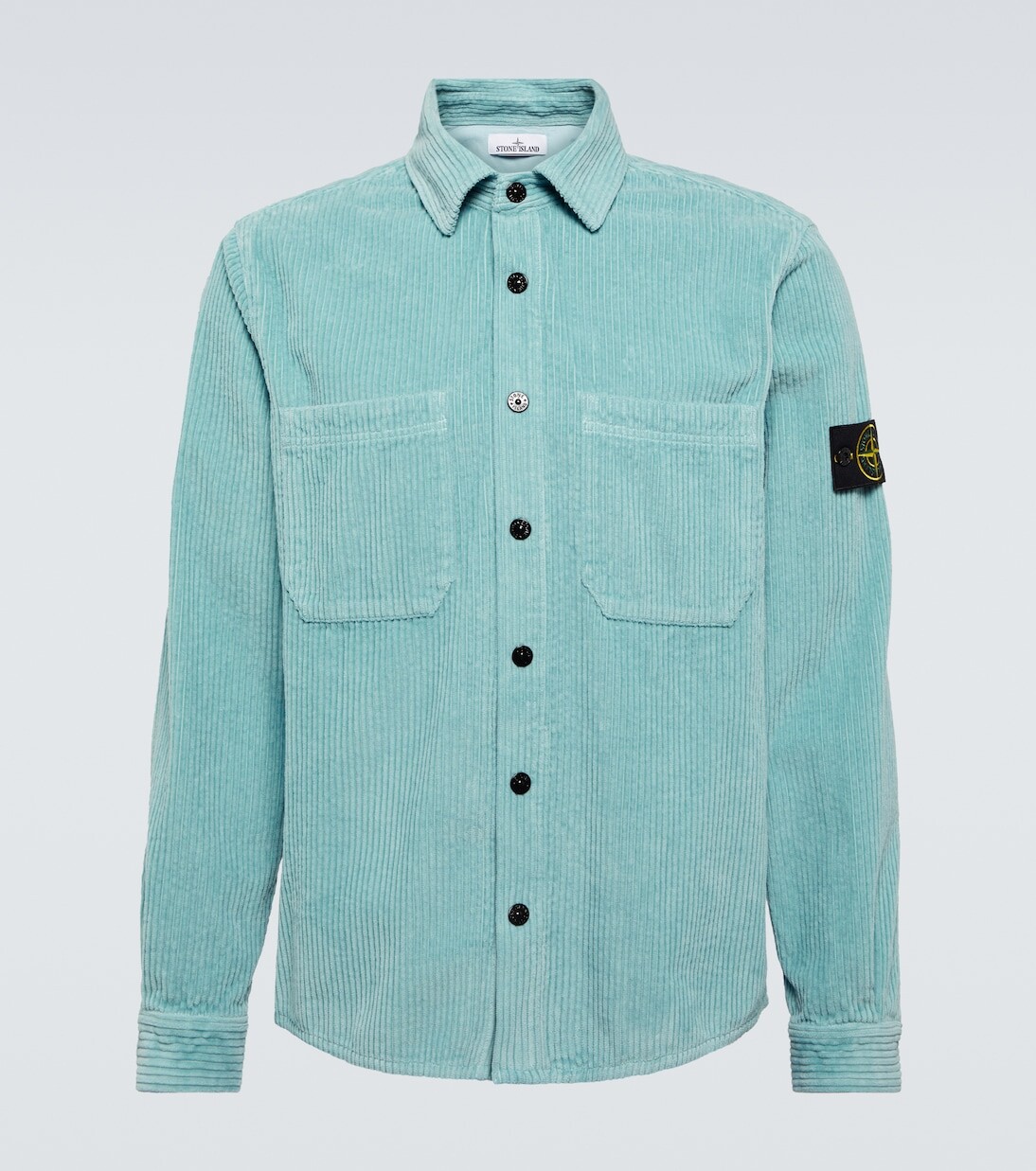 

Вельветовая рубашка Stone Island, синий
