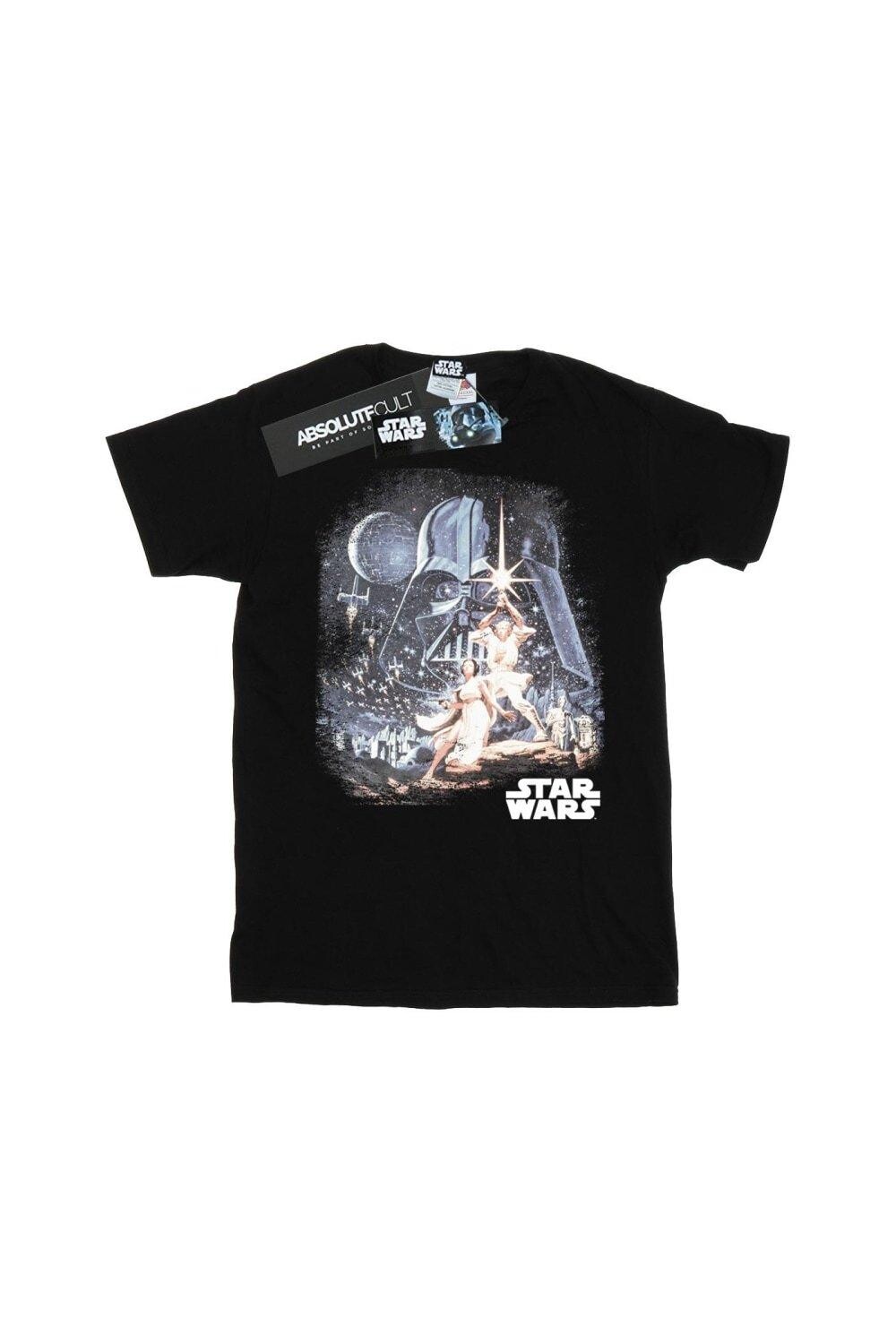 

Футболка «Ретро-монтаж» Star Wars, черный