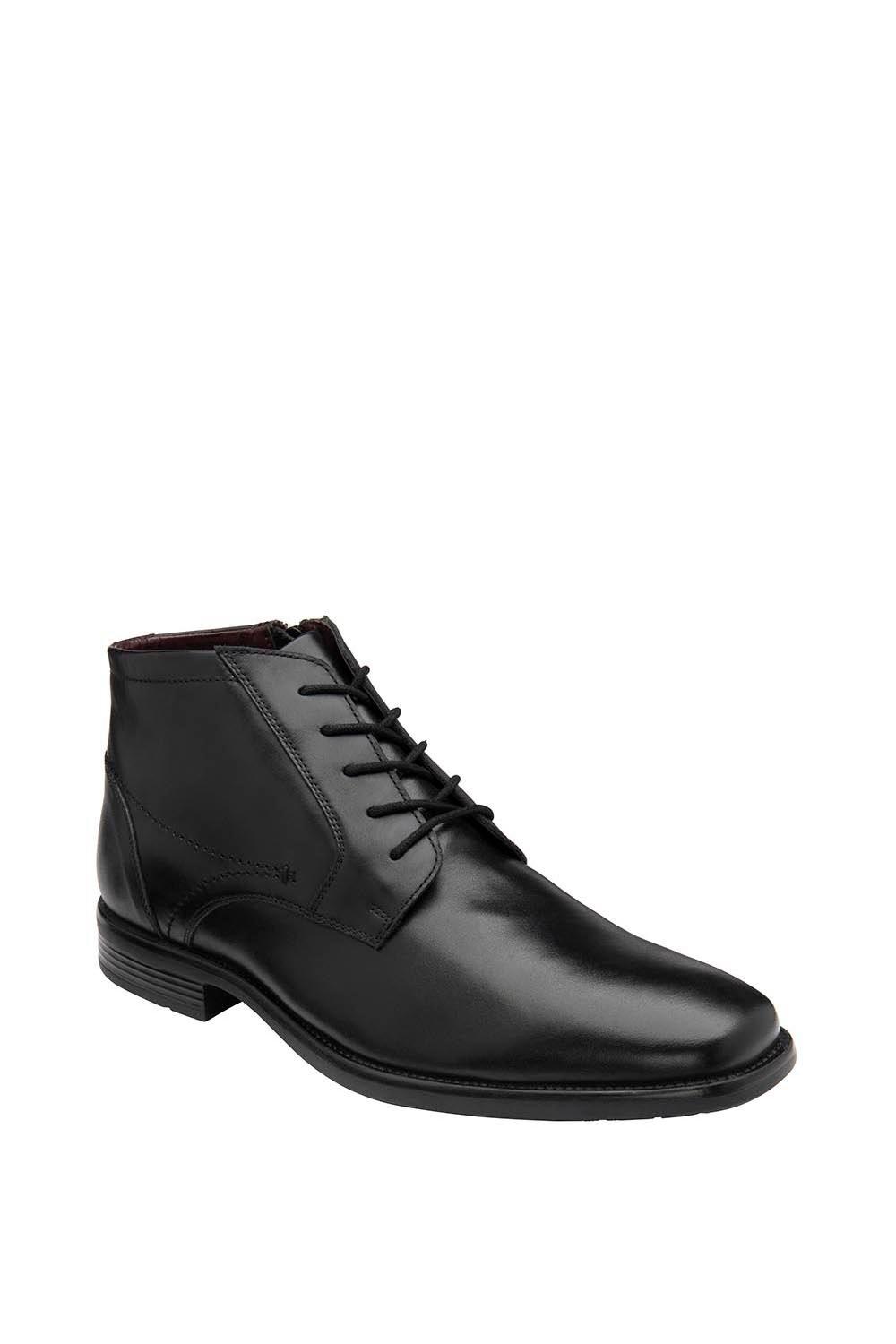 Черные кожаные ботинки на шнуровке 'Kade' Lotus, черный фотографии