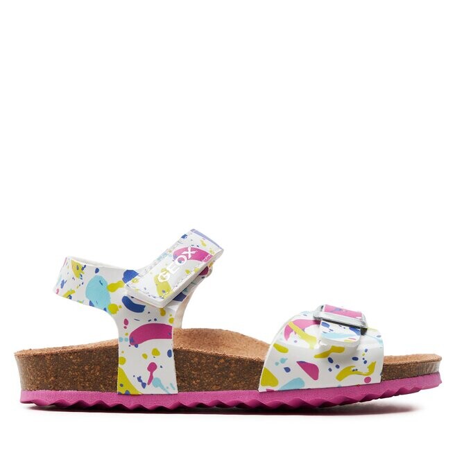 

Сандалии Geox J Adriel Girl J028MC 000HH C0563 S White/Fuchsia, белый