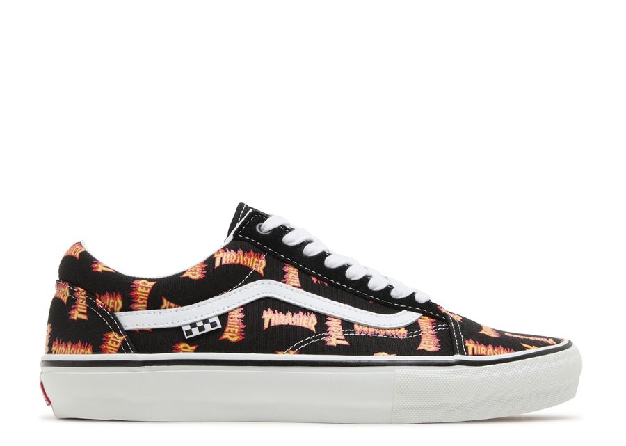 

Кроссовки Vans Thrasher X Skate Old Skool, цвет Allover Thrasher Logo