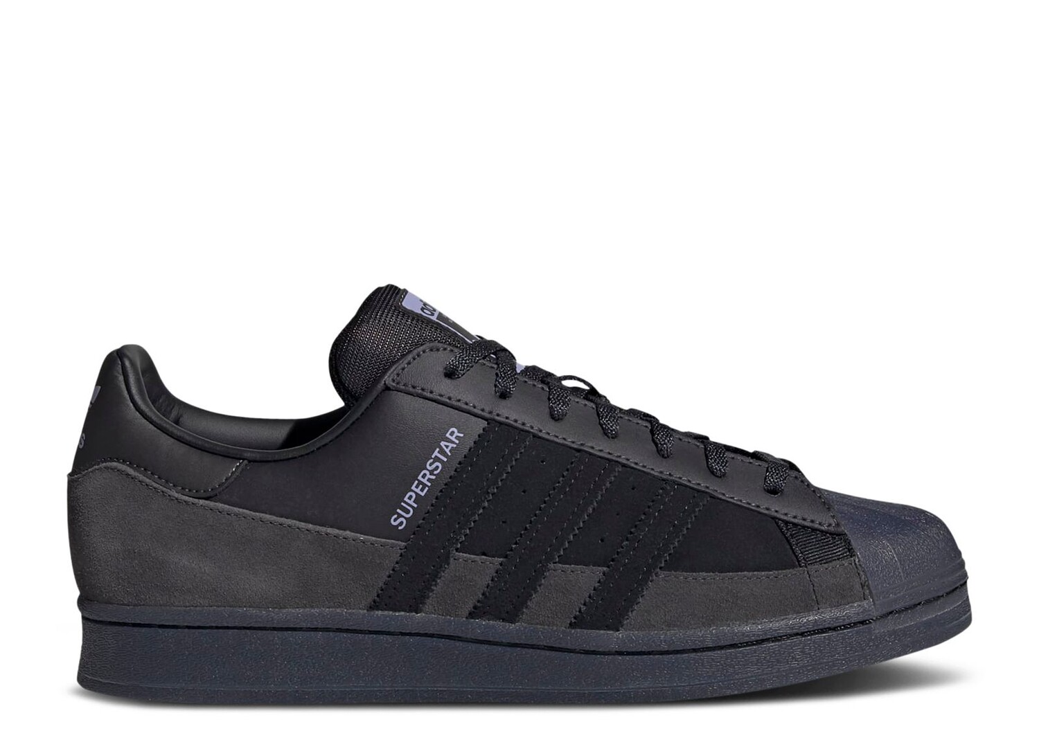 

Кроссовки adidas Superstar 'Black Dust Purple', черный