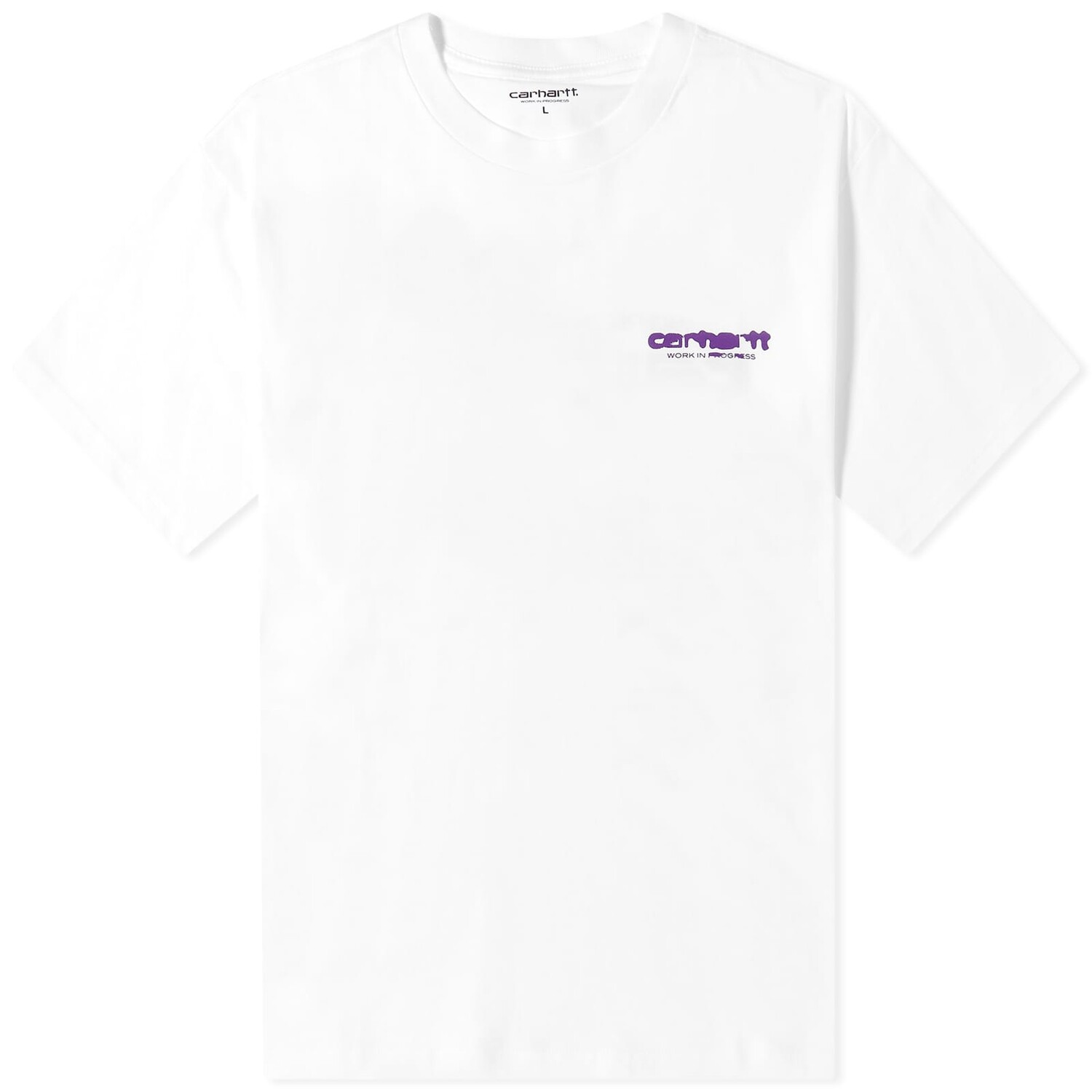 

Футболка Carhartt Wip Ink Bleed, цвет White & Tyrian