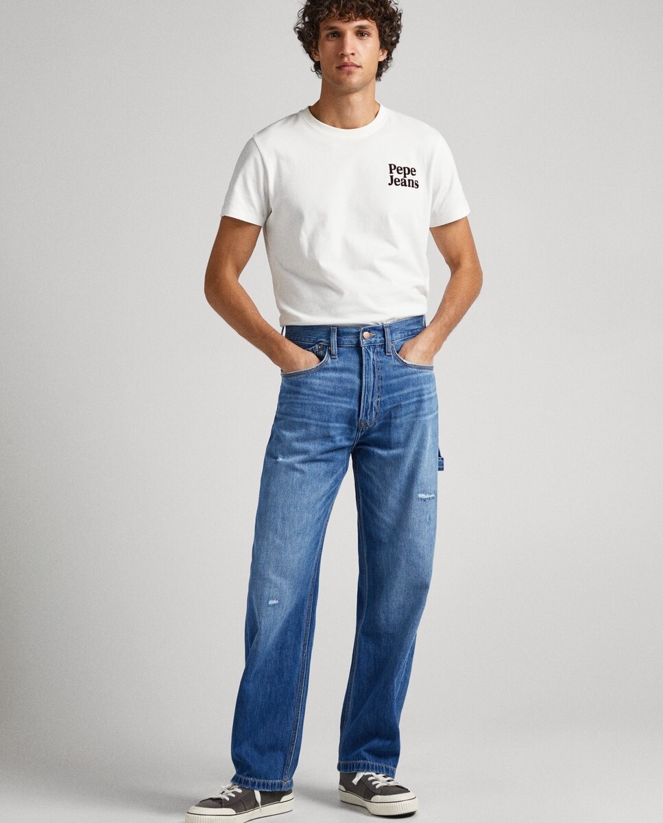 

Синие мужские свободные джинсы Dan Vintage Pepe Jeans, синий