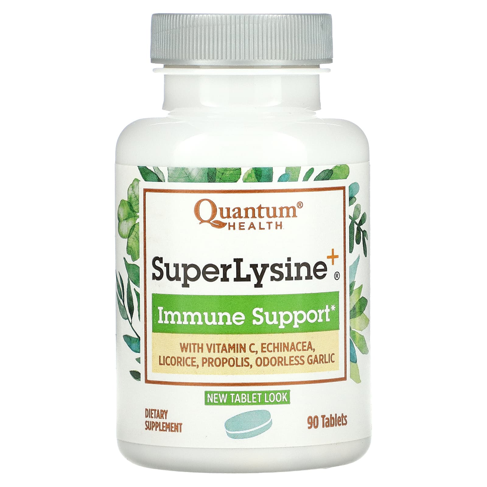 Quantum Health Super Lysine + Immune System супер лизин + поддержка иммунитета 90 таблеток quantum health macula 30 eye health 60 softgels