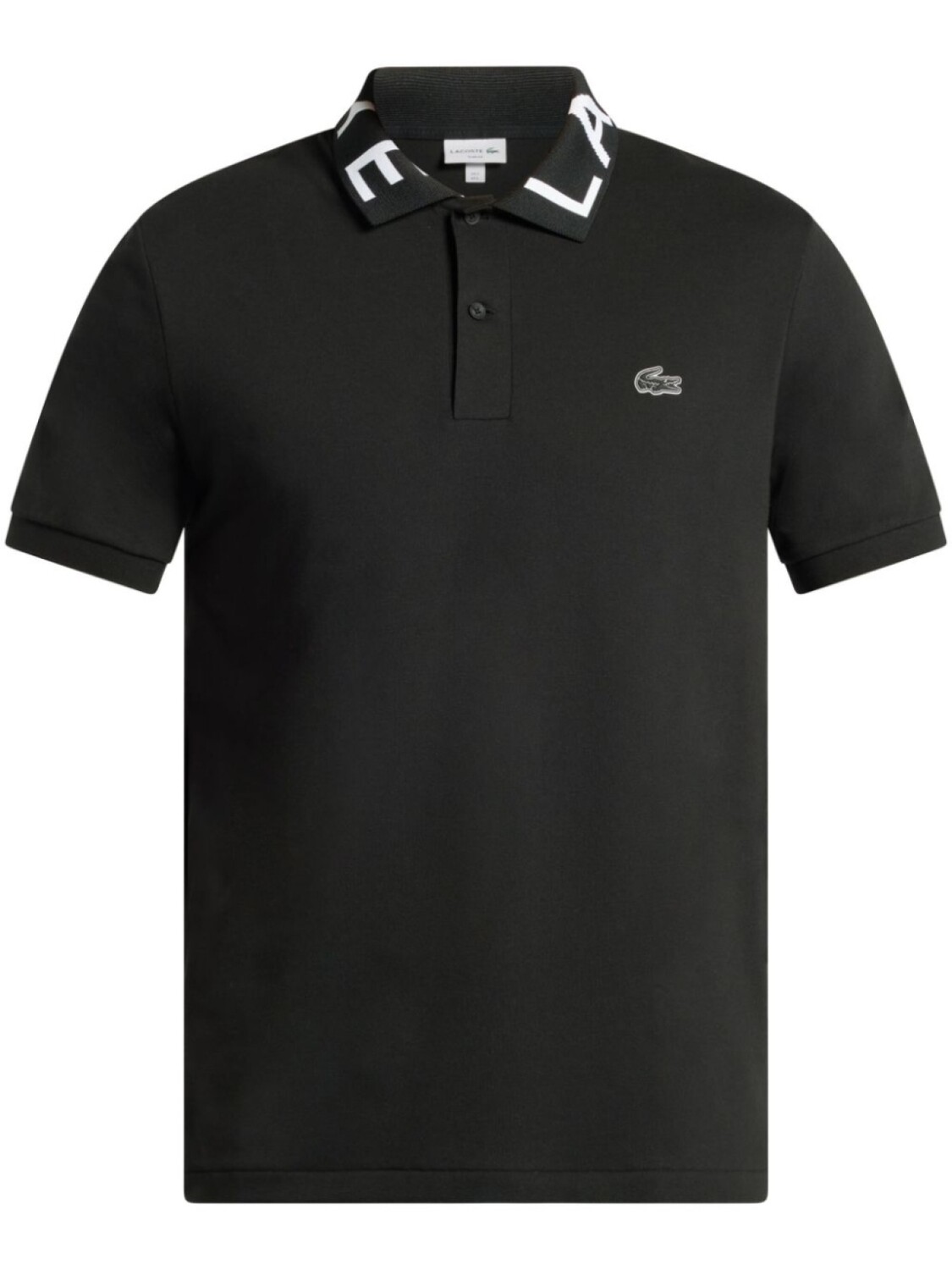 

Рубашка поло с логотипом Lacoste, черный