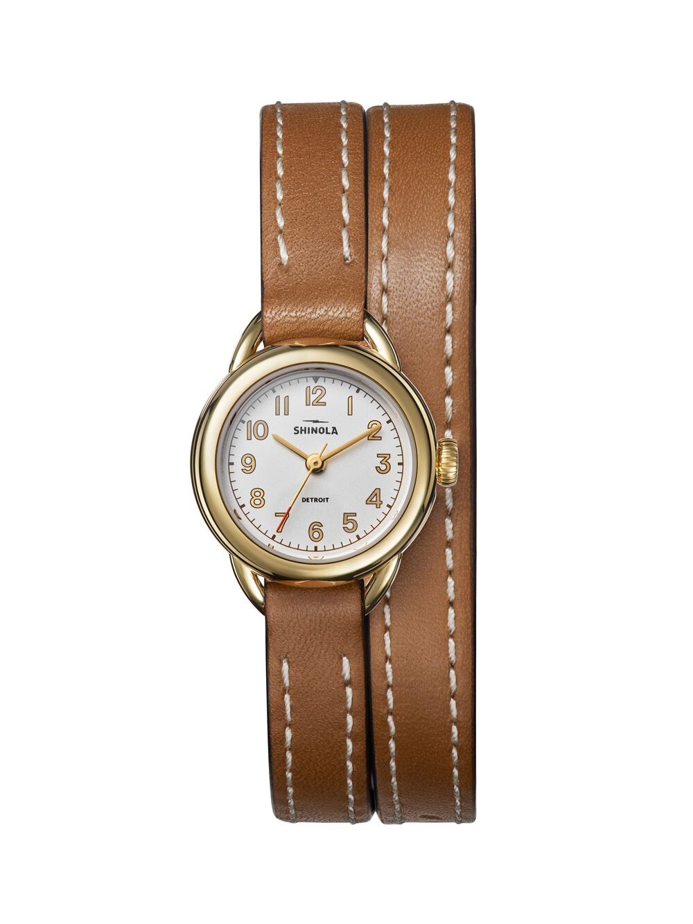 

Кожаные часы Runabout Shinola, белый