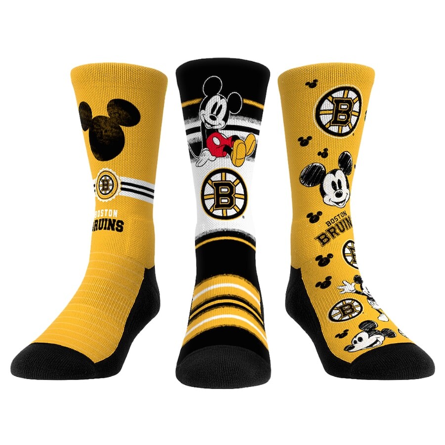 

Комплект носков Rock Em Socks Boston Bruins, золотой
