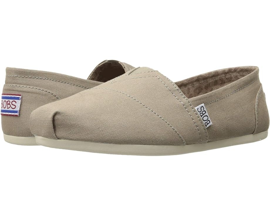 

Туфли на плоской подошве BOBS from SKECHERS Bobs Plush - Peace and Love, цвет Taupe