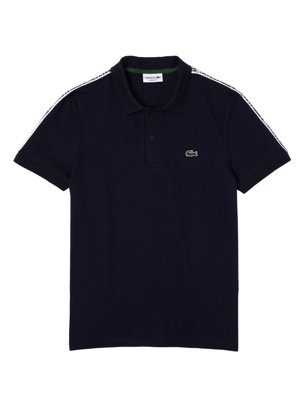 

Рубашка поло из пике с логотипом Lacoste, синий