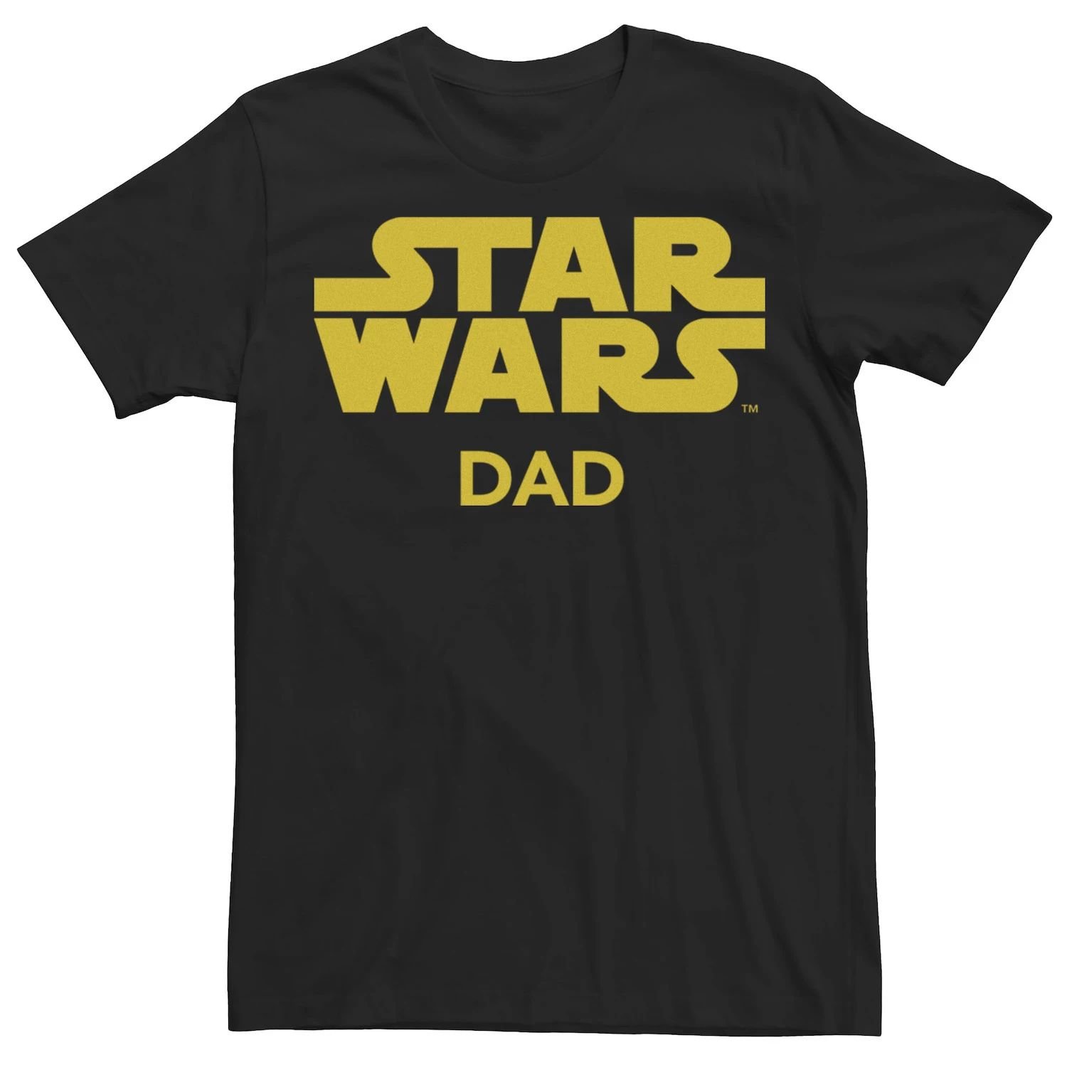 

Мужская классическая футболка с графическим логотипом Dad Dad Star Wars