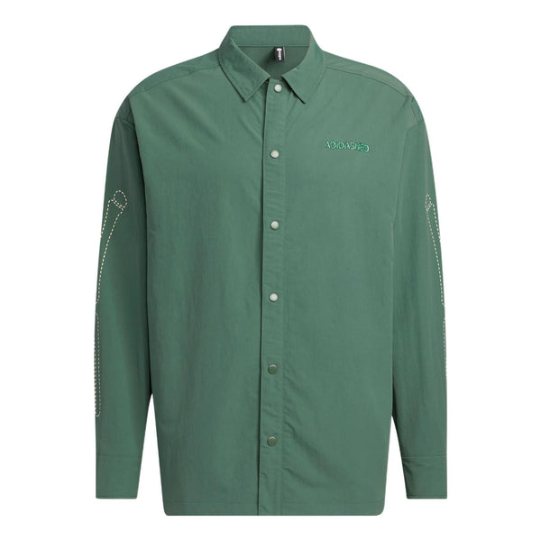 Куртка adidas neo x SESAME STREET x JF Crossover Cartoon Pattern Printing Woven Sports Jacket Military Green, зеленый