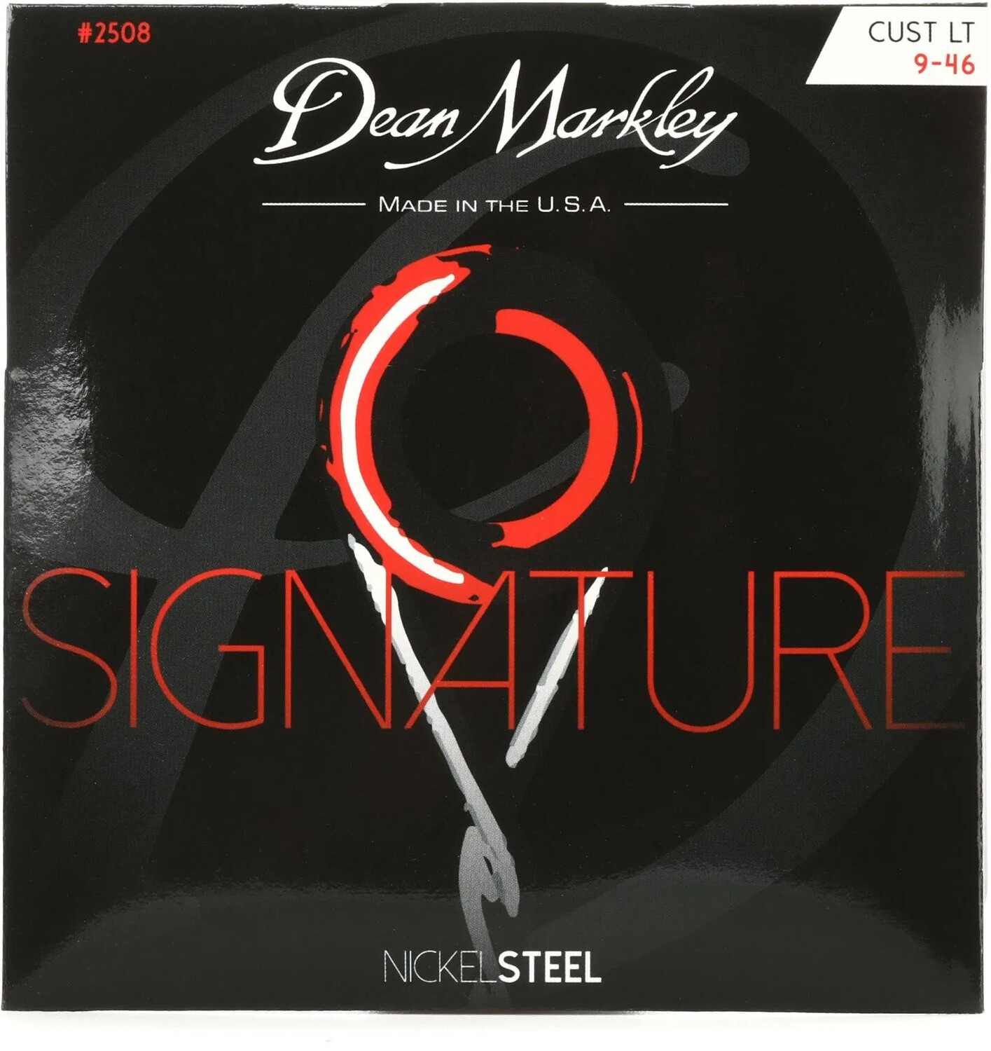 

Струны для электрогитары Dean Markley 2508 Signature Series из никелевой стали — .009-.046 Custom Light