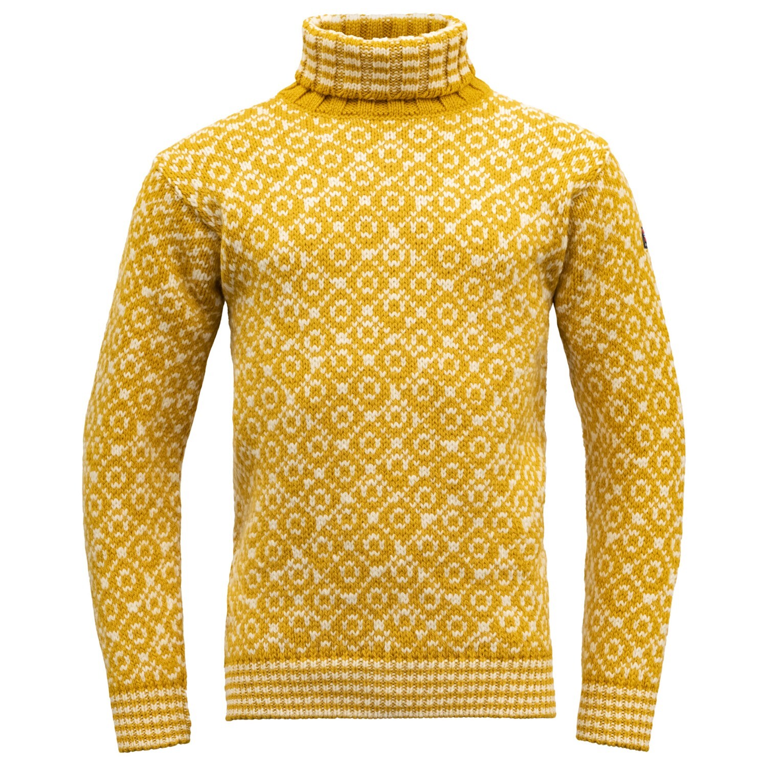 

Шерстяной свитер Devold Svalbard Sweat Highneck, цвет Arrowwood/Offwhite