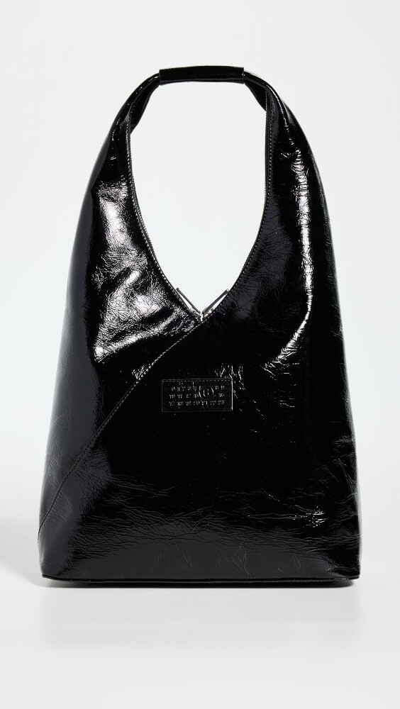

Сумка через плечо MM6 Maison Margiela Zip Closure Japanese Hobo, черный