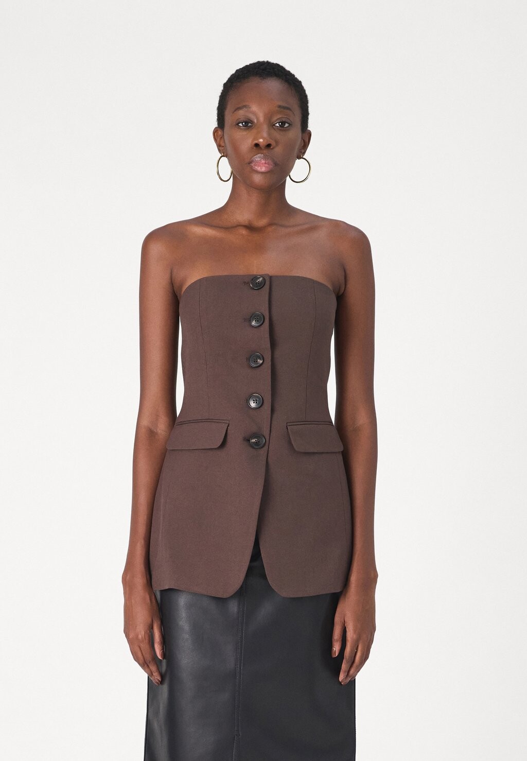 

Топ LEX TAILORED BUSTIER By Malina, темно-коричневый
