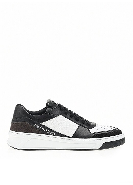 

Черные мужские кожаные кроссовки Valentino