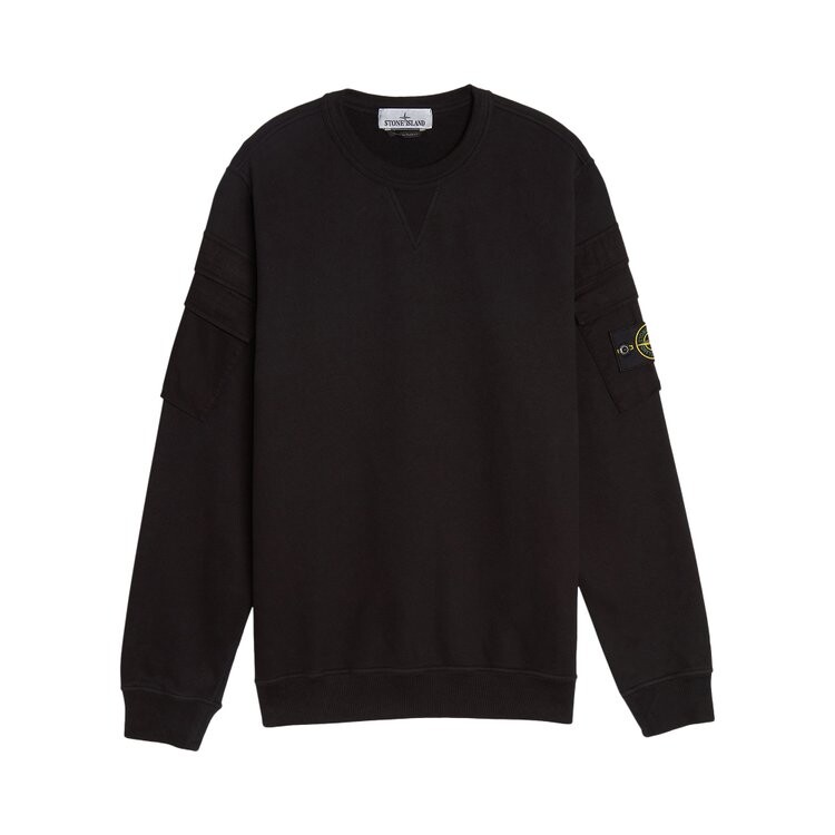 

Толстовка Stone Island Double-Sleeve Pocket 'Black', черный
