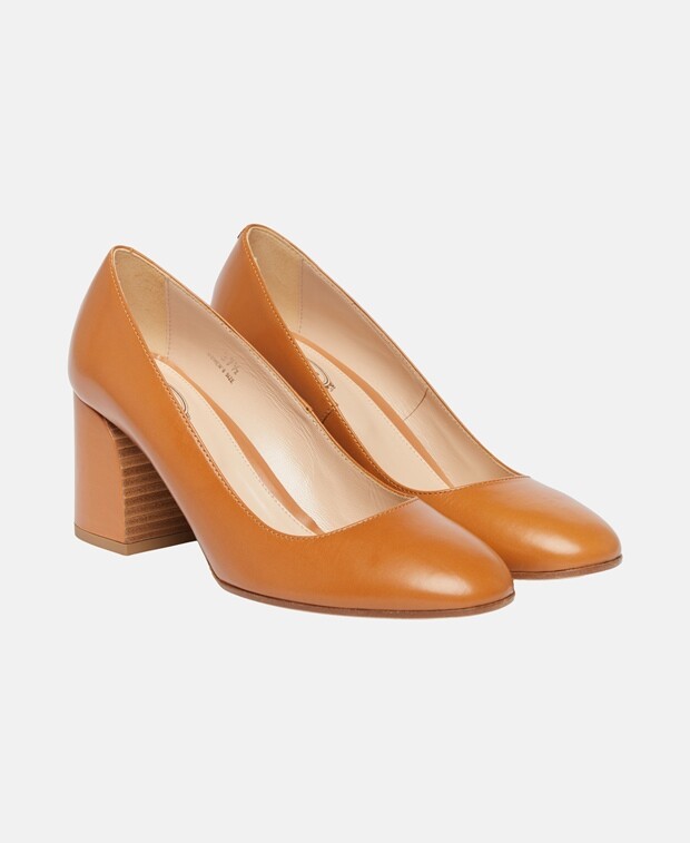 

ТУфли лодочки Tod's, коньяк