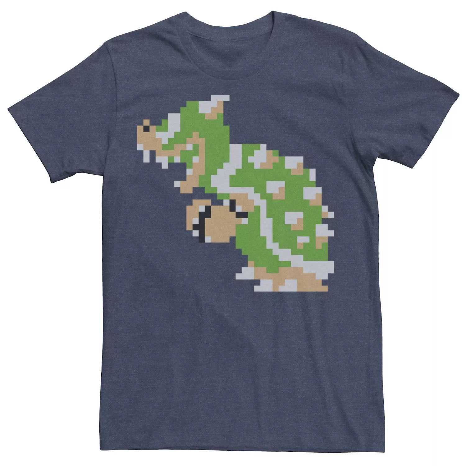 Мужская футболка с плакатом сбоку Nintendo Super Mario Bowser Sprite Licensed Character