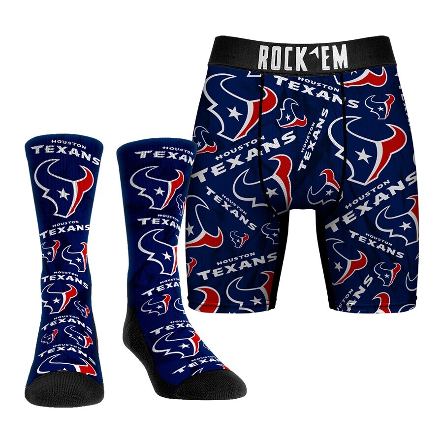 

Носки Rock Em Socks Houston Texans