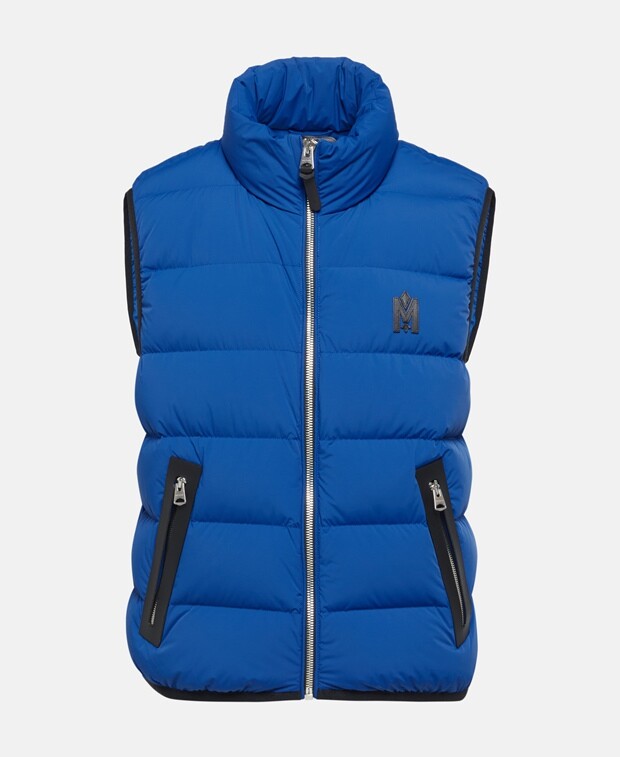 

Пуховый жилет Mackage, синий