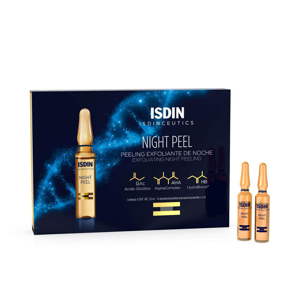 

Крем против морщин Night peel peeling exfoliante de noche Isdin, 10 шт