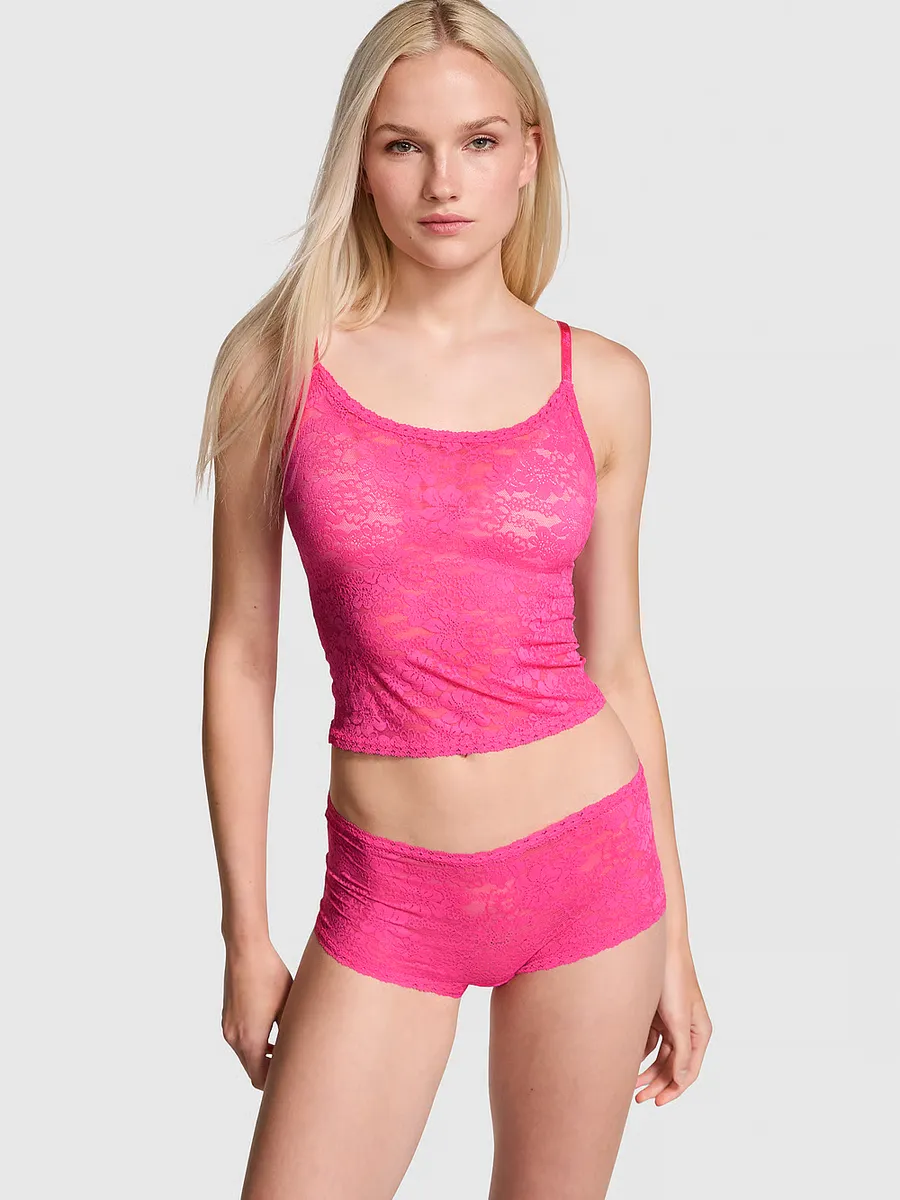 

Комплект из майки и трусиков Pretty Perfect Pink, цвет Carmine Rose