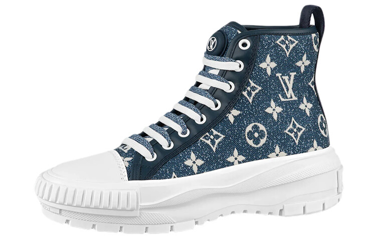 

Высокие кеды Louis Vuitton Wmns SQUAD Белый/Синий