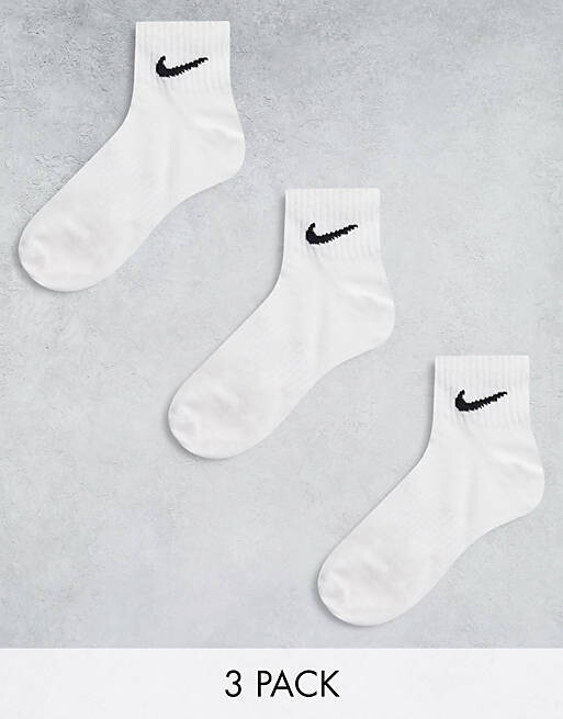 

Комплект из трех белых носков унисекс Nike Training до щиколотки