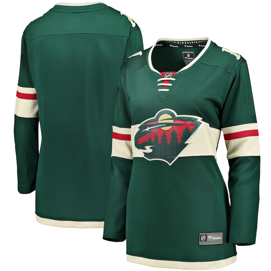 

Джерси Fanatics Branded Minnesota Wild, зеленый