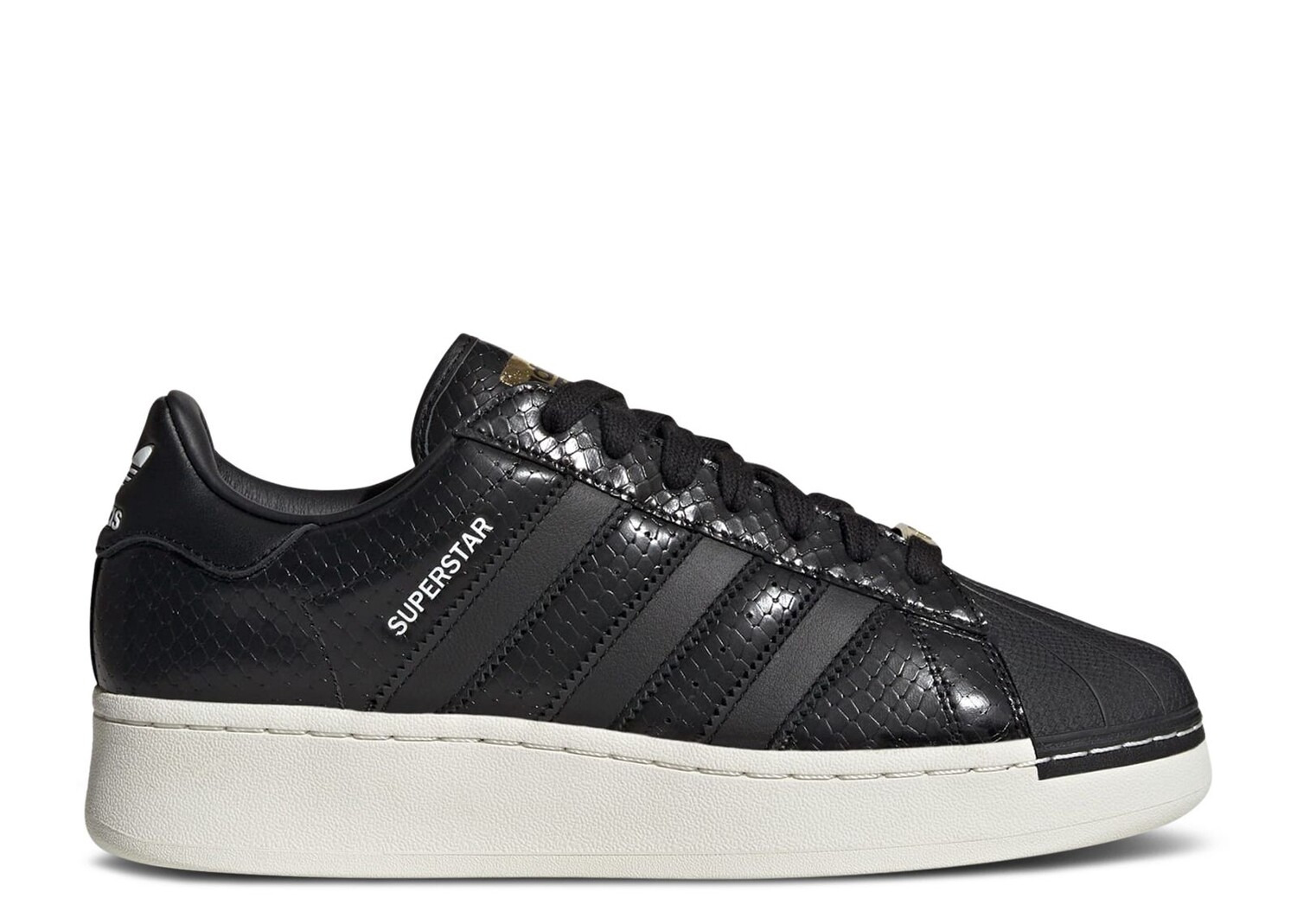 

Кроссовки adidas Superstar Xlg 'Black Snakeskin', черный