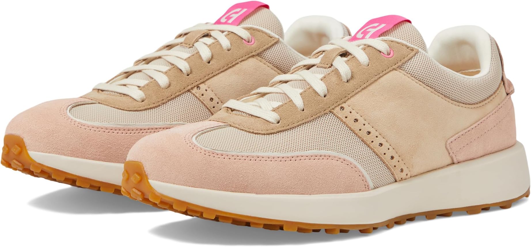 

Кроссовки Grand Crosscourt Medow Runner Cole Haan, цвет Oat/Rose Cloud Latte Suede/Birch